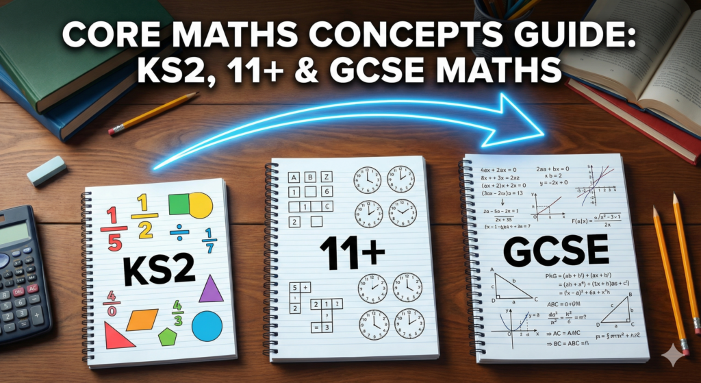 Core Maths Concepts Guide: KS2, 11+ & GCSE Maths 2026