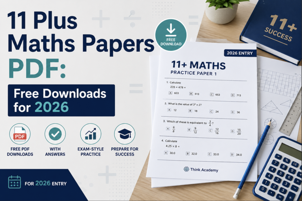 11 Plus Maths Papers PDF: Free Downloads for 2026